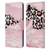 UtArt Wild Cat Marble Pink Glitter Leather Book Wallet Case Cover For Apple iPhone XR