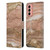 UtArt Wild Cat Marble Beige Gold Leather Book Wallet Case Cover For Samsung Galaxy M13 (2022)