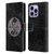 Shelby Logos Distressed Black Leather Book Wallet Case Cover For Apple iPhone 14 Pro Max