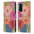 Suzanne Allard Floral Graphics Blue Diamond Leather Book Wallet Case Cover For Huawei P40 5G
