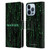 The Matrix Key Art Codes Leather Book Wallet Case Cover For Apple iPhone 13 Pro
