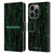 The Matrix Key Art Codes Leather Book Wallet Case Cover For Apple iPhone 14 Pro