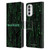 The Matrix Key Art Codes Leather Book Wallet Case Cover For Motorola Moto G52