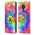 Grateful Dead Trends Bear Tie Dye Leather Book Wallet Case Cover For Nokia C21