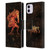 In Flames Metal Grunge Creature Leather Book Wallet Case Cover For Apple iPhone 11