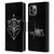 In Flames Metal Grunge Jesterhead Bones Leather Book Wallet Case Cover For Apple iPhone 11 Pro