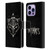 In Flames Metal Grunge Jesterhead Bones Leather Book Wallet Case Cover For Apple iPhone 14 Pro Max