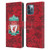 Liverpool Football Club Digital Camouflage Home Red Crest Leather Book Wallet Case Cover For Apple iPhone 12 Pro Max