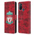 Liverpool Football Club Digital Camouflage Home Red Crest Leather Book Wallet Case Cover For OnePlus Nord N100