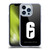 Tom Clancy's Rainbow Six Siege Logos Black And White Soft Gel Case for Apple iPhone 13 Pro