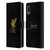 Liverpool Football Club Liver Bird Gold Logo On Black Leather Book Wallet Case Cover For Samsung Galaxy A02/M02 (2021)
