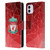 Liverpool Football Club Crest & Liverbird 2 Geometric Leather Book Wallet Case Cover For Apple iPhone 11