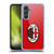 AC Milan Crest Full Colour Red Soft Gel Case for Samsung Galaxy A54 5G