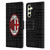 AC Milan Crest Patterns Red And Grey Leather Book Wallet Case Cover For Samsung Galaxy A54 5G