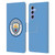 Manchester City Man City FC Badge Blue Full Colour Leather Book Wallet Case Cover For Samsung Galaxy A34 5G