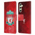 Liverpool Football Club Crest 1 Red Geometric 1 Leather Book Wallet Case Cover For Samsung Galaxy A54 5G