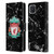 Liverpool Football Club Marble Black Crest Leather Book Wallet Case Cover For OPPO Reno4 Z 5G
