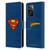 Superman DC Comics Logos Distressed Leather Book Wallet Case Cover For OPPO A57s