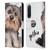 Animal Club International Faces Yorkie Leather Book Wallet Case Cover For Sony Xperia 5 IV