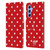 Animal Club International Patterns Polka Dots Red Leather Book Wallet Case Cover For Samsung Galaxy A34 5G