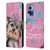 Animal Club International Royal Faces Yorkie Leather Book Wallet Case Cover For Motorola Edge 30 Neo 5G