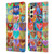 Aimee Stewart Colourful Sweets Hearts Grid Leather Book Wallet Case Cover For Samsung Galaxy A54 5G