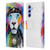 Pixie Cold Cats Hippy Lion Leather Book Wallet Case Cover For Samsung Galaxy A34 5G