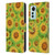 Grace Illustration Lovely Floral Sunflower Leather Book Wallet Case Cover For Xiaomi 12 Lite