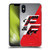 Fast & Furious Franchise Logo Art F&F Red Soft Gel Case for Apple iPhone X / iPhone XS