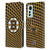 NHL Boston Bruins Net Pattern Leather Book Wallet Case Cover For Xiaomi 12 Lite