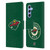 NHL Minnesota Wild Plain Leather Book Wallet Case Cover For Samsung Galaxy A34 5G