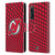 NHL New Jersey Devils Net Pattern Leather Book Wallet Case Cover For Sony Xperia 5 IV
