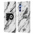 NHL Philadelphia Flyers Marble Leather Book Wallet Case Cover For Samsung Galaxy A34 5G