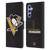 NHL Pittsburgh Penguins Plain Leather Book Wallet Case Cover For Samsung Galaxy A34 5G