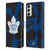 NHL Toronto Maple Leafs Cow Pattern Leather Book Wallet Case Cover For Samsung Galaxy A14 5G