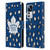 NHL Toronto Maple Leafs Leopard Patten Leather Book Wallet Case Cover For Xiaomi 12T Pro