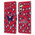 NHL Washington Capitals Leopard Patten Leather Book Wallet Case Cover For Samsung Galaxy A54 5G