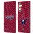 NHL Washington Capitals Net Pattern Leather Book Wallet Case Cover For Samsung Galaxy A54 5G
