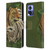 Vincent Hie Animals Tiger Yin Yang Leather Book Wallet Case Cover For Motorola Edge 30 Neo 5G