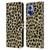 Haley Bush Pattern Painting Leopard Print Leather Book Wallet Case Cover For Motorola Edge 30 Neo 5G