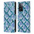 Haley Bush Pattern Painting Blue Diamond Leather Book Wallet Case Cover For OPPO A57s