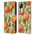 Haley Bush Pattern Painting Orange Splash Leather Book Wallet Case Cover For Xiaomi 12T Pro