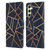 Elisabeth Fredriksson Stone Collection Copper And Midnight Navy Leather Book Wallet Case Cover For Samsung Galaxy A54 5G