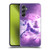 Random Galaxy Space Unicorn Ride Purple Galaxy Cat Soft Gel Case for Samsung Galaxy A34 5G