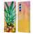 Mai Autumn Paintings Ombre Pineapple Leather Book Wallet Case Cover For Samsung Galaxy A34 5G