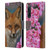 Ash Evans Animals Fox Peonies Leather Book Wallet Case Cover For Sony Xperia 5 IV