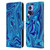 Suzan Lind Marble Blue Leather Book Wallet Case Cover For Motorola Edge 30 Neo 5G