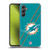 NFL Miami Dolphins Logo Stripes Soft Gel Case for Samsung Galaxy A34 5G