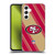 NFL San Francisco 49ers Artwork Stripes Soft Gel Case for Samsung Galaxy A54 5G