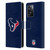 NFL Houston Texans Logo Plain Leather Book Wallet Case Cover For OPPO A57s